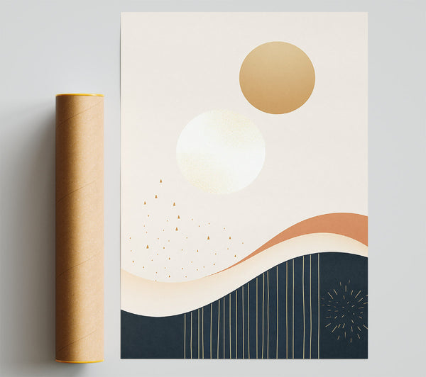 Spheres And Swirls Print