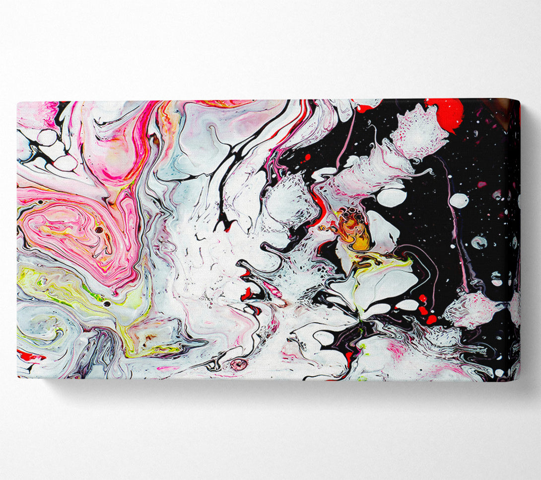  A Canvas Print of White Swirling Dreamscape Canvas Wall Art