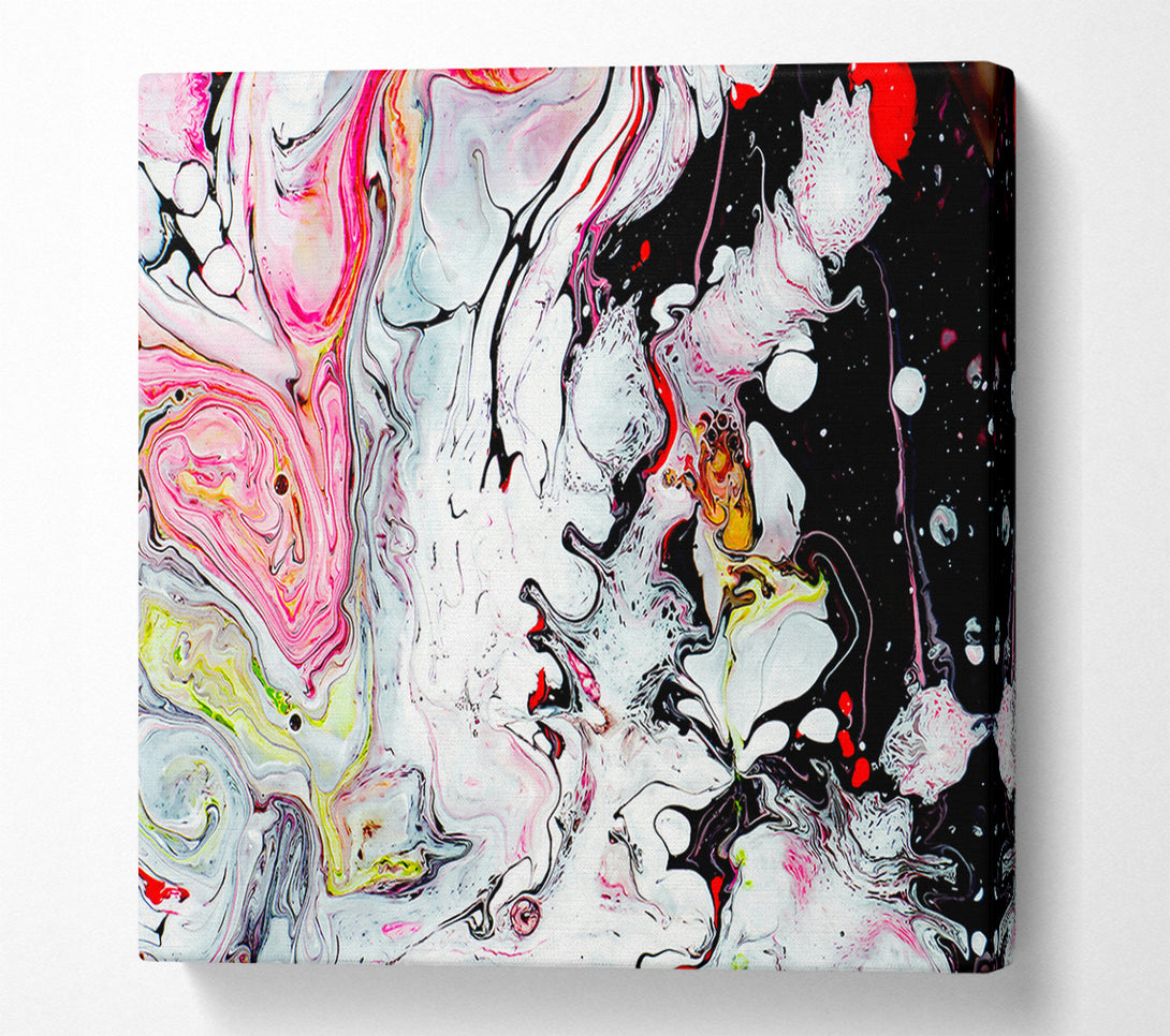  A Canvas Print of White Swirling Dreamscape Canvas Wall Art