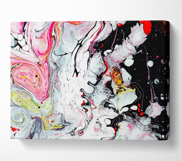  A Canvas Print of White Swirling Dreamscape Canvas Wall Art