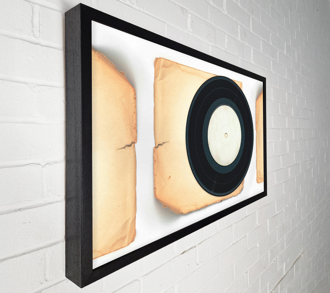  A Canvas Print of Black Vinyl Memories Canvas Art