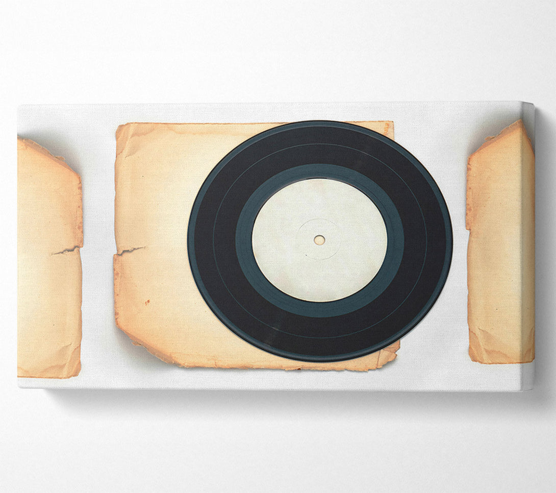  A Canvas Print of Black Vinyl Memories Canvas Art