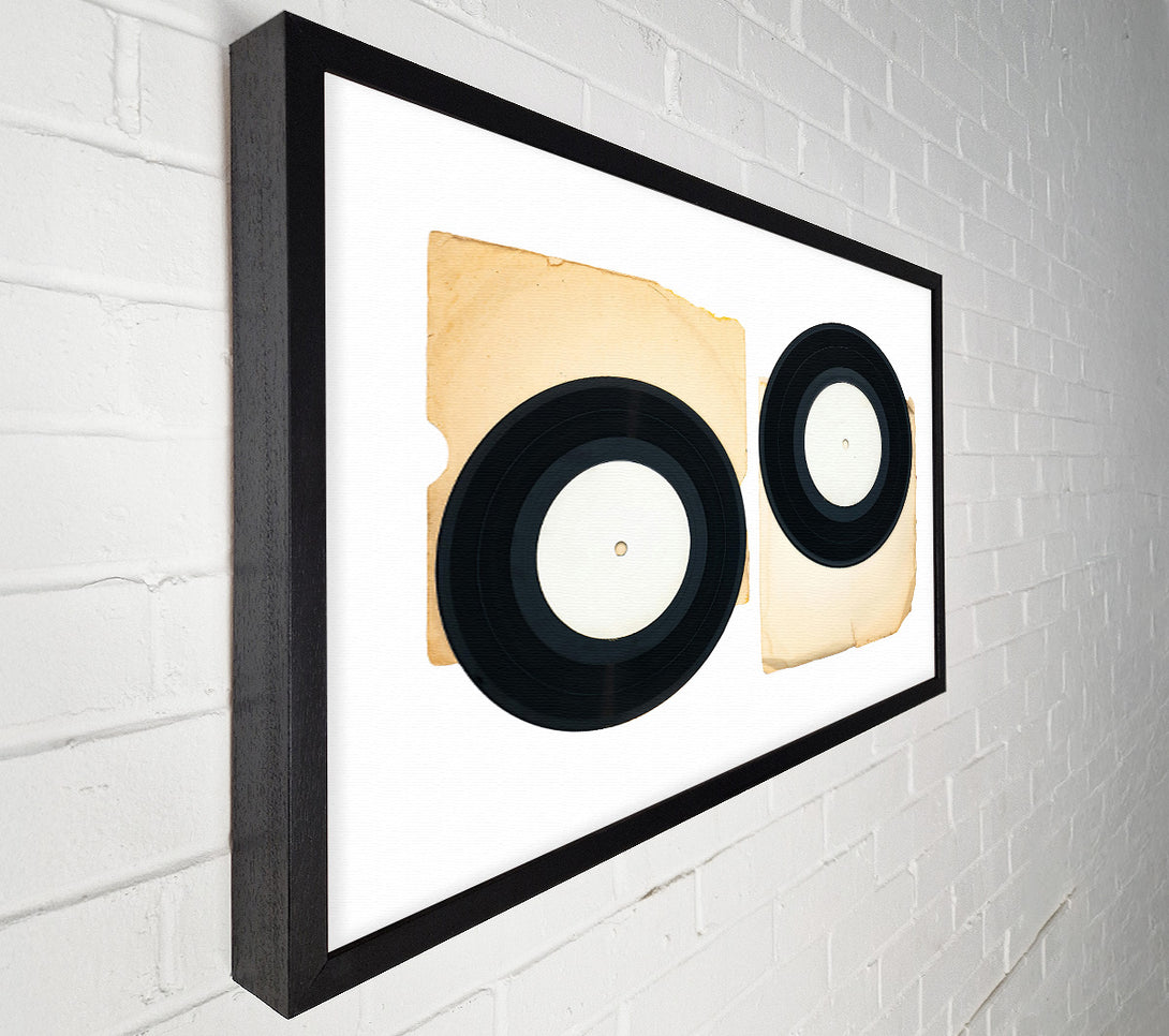  A Canvas Print of Black Vinyl Memories Canvas Print