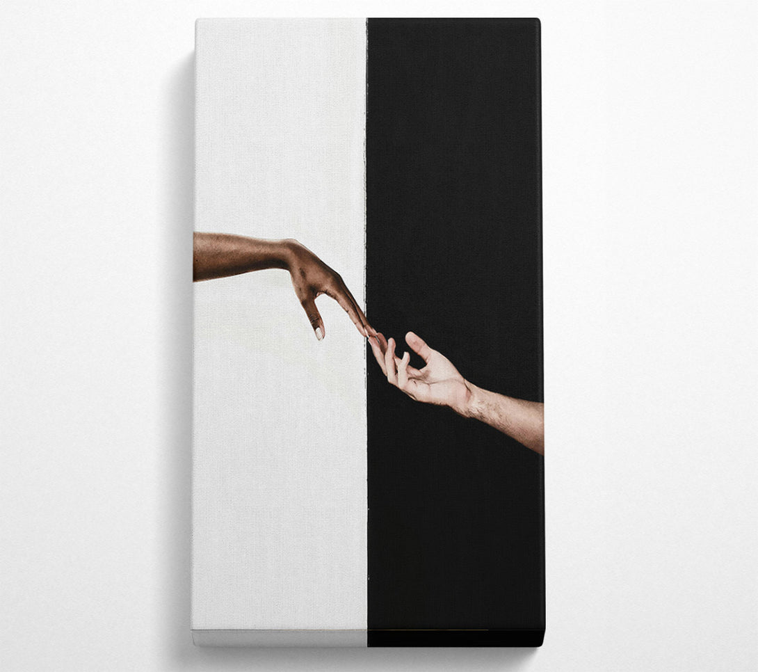  A Canvas Print of Brown Hand Reaching Canvas Art