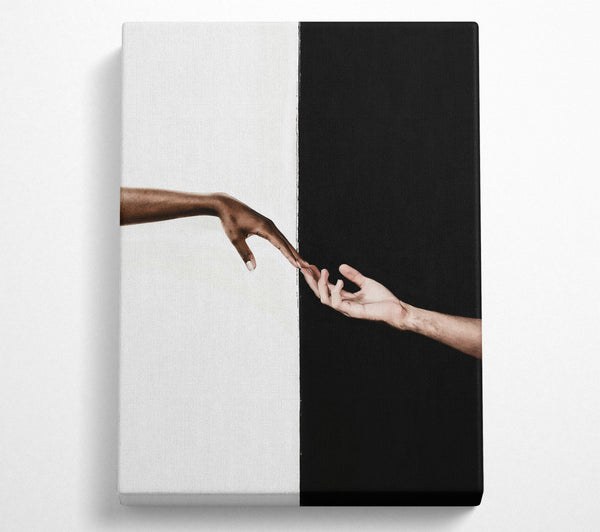  A Canvas Print of Brown Hand Reaching Canvas Art