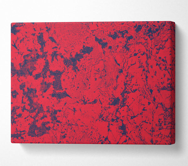  A Canvas Print of Crimson Abstract Landscape Canvas Wall Art