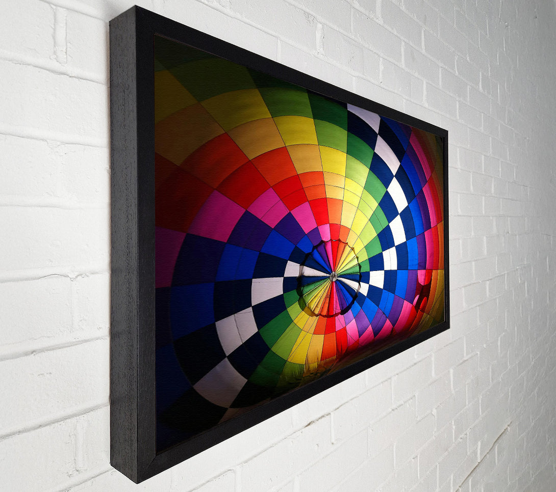  A Canvas Print of Blue Rainbow Ascent Canvas Art