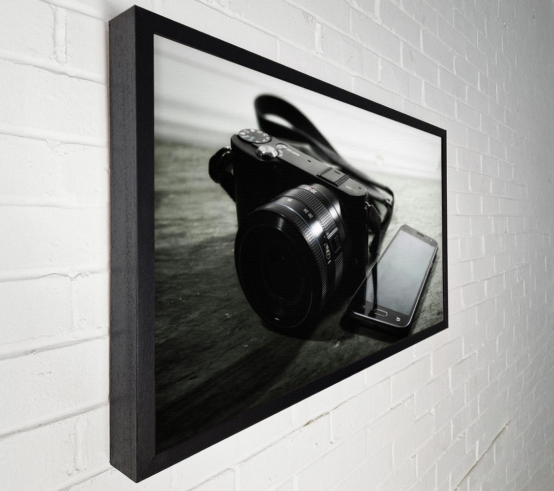  A Canvas Print of Black Lens And Screen Canvas Art