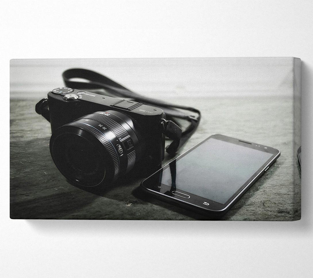  A Canvas Print of Black Lens And Screen Canvas Art