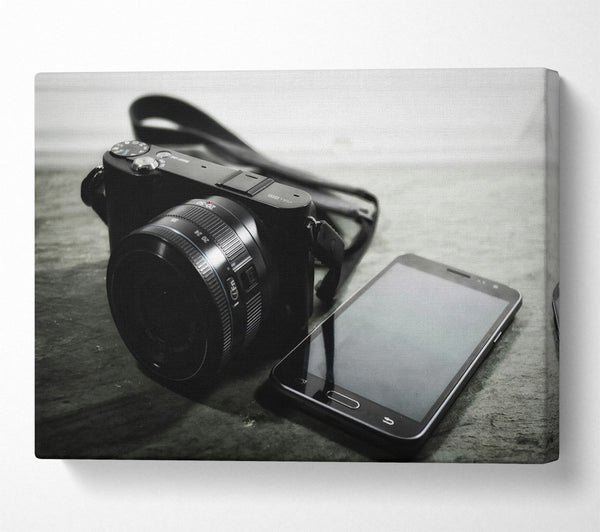  A Canvas Print of Black Lens And Screen Canvas Art