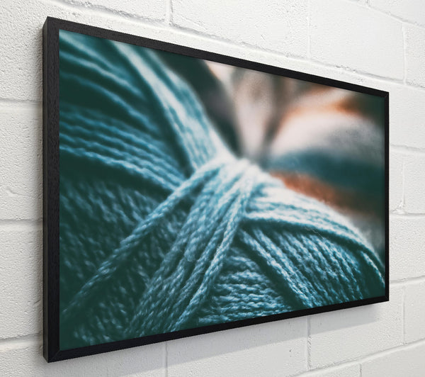 Teal Yarn Threads
