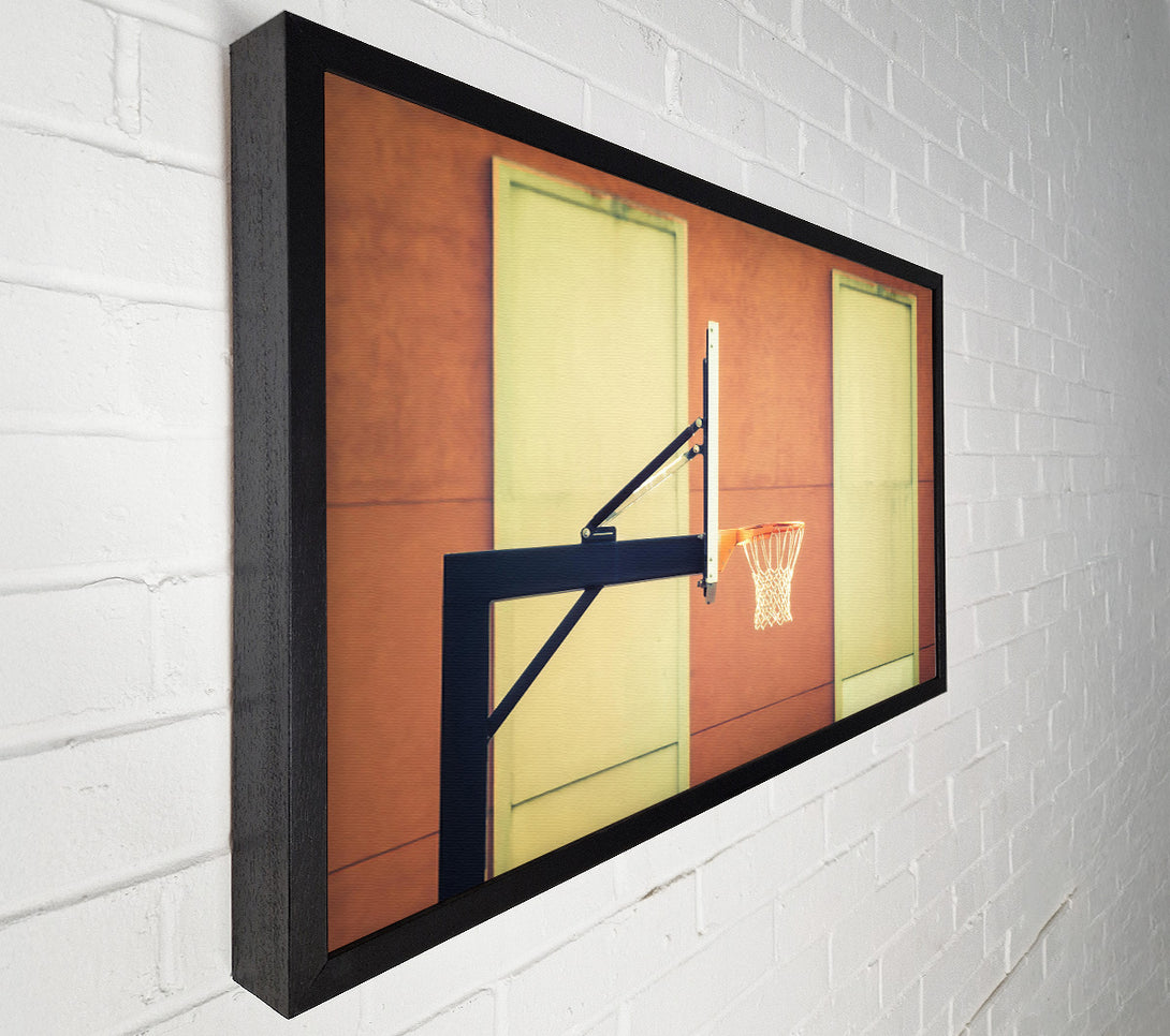  A Canvas Print of Orange Brick Hoop Canvas Art