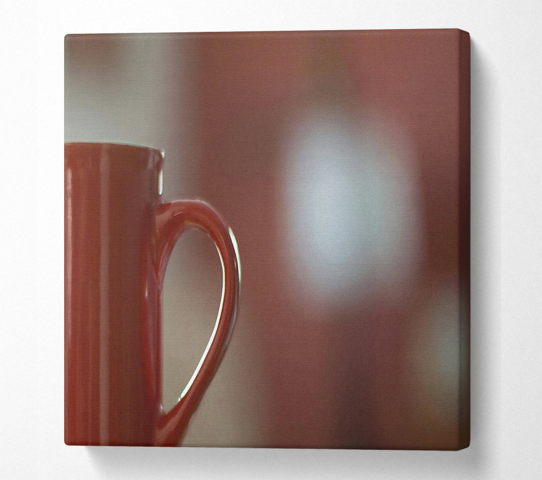  A Canvas Print of Crimson Cup'S Curve Canvas Print