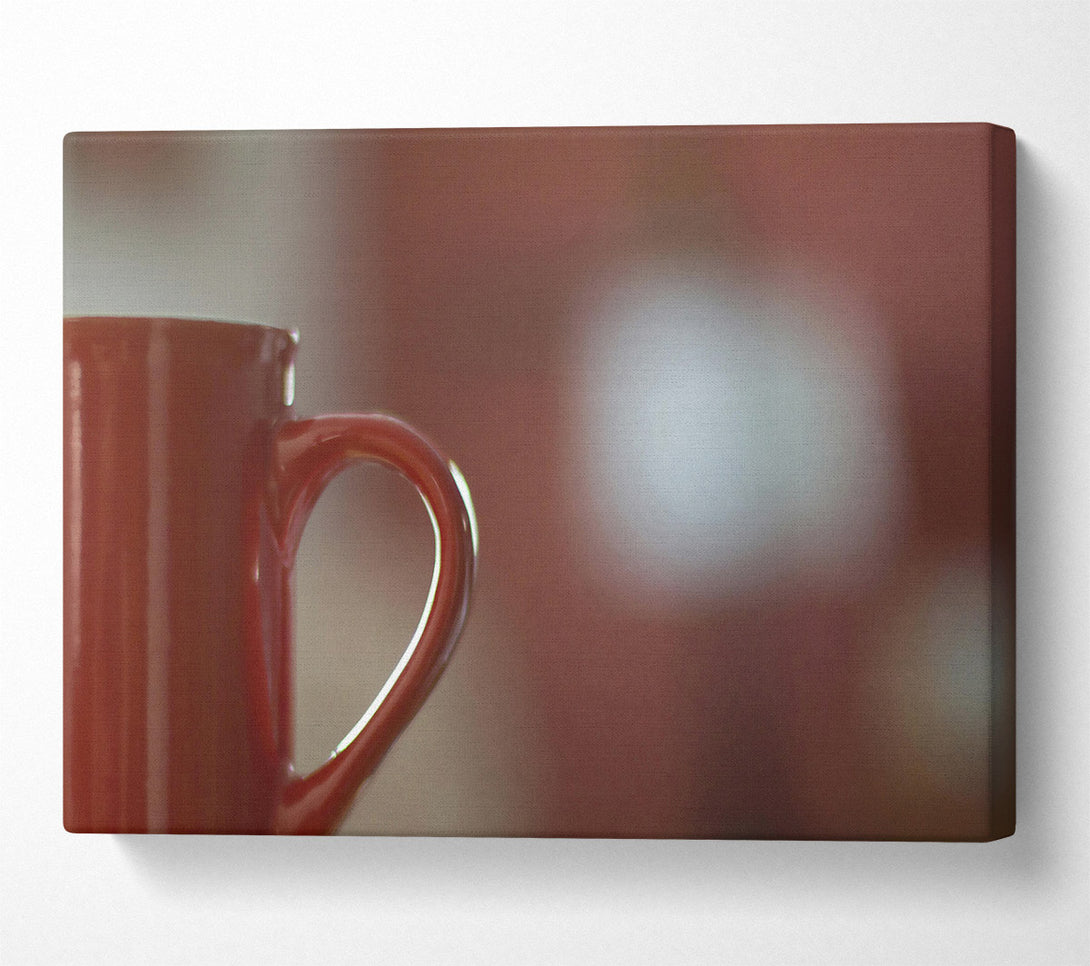  A Canvas Print of Crimson Cup'S Curve Canvas Print