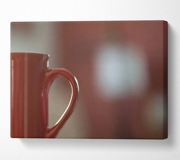  A Canvas Print of Crimson Cup'S Curve Canvas Print