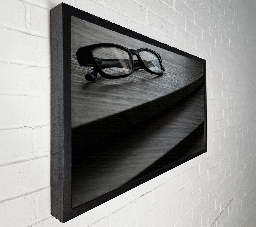  A Canvas Print of Gray Wooden Perspective Canvas Art