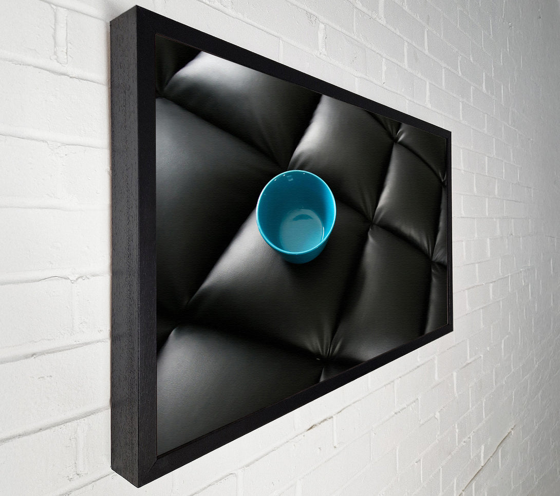  A Canvas Print of Azure On Black Canvas Print