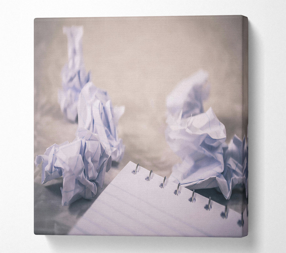  A Canvas Print of White Paper Dreams Canvas Art