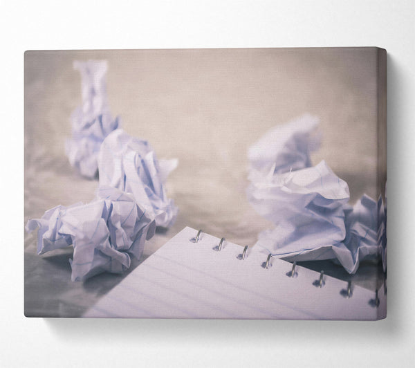  A Canvas Print of White Paper Dreams Canvas Art
