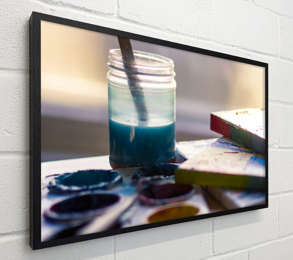 Azure Paintbrush Resting