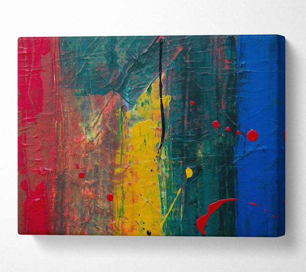  A Canvas Print of Emerald Abstract Swirls Canvas Art