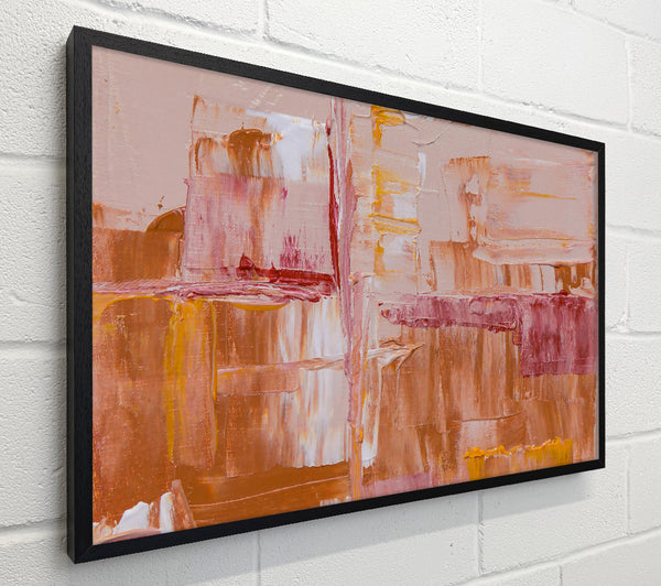 Peach And Pink Abstract