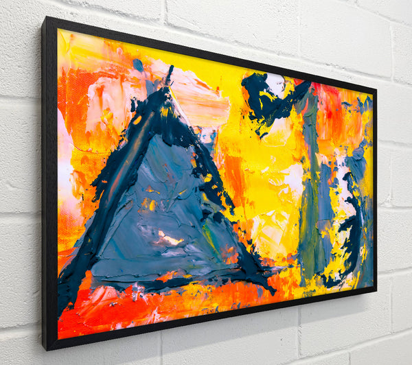 Yellow Triangle Abstraction