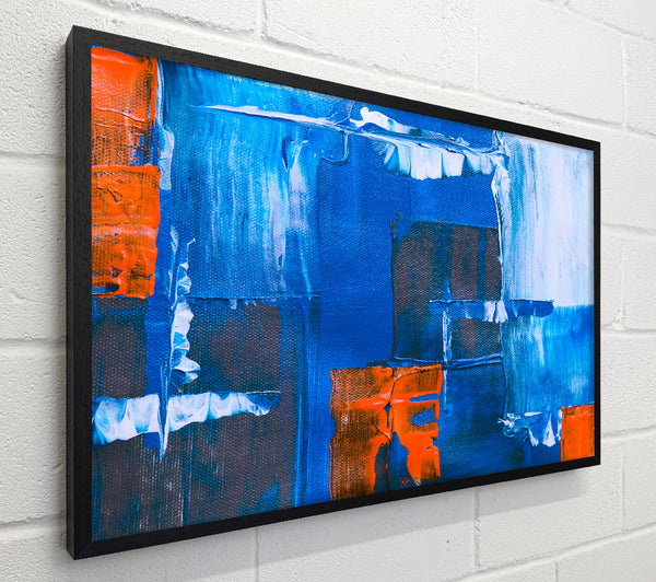 Azure Acrylic Strokes