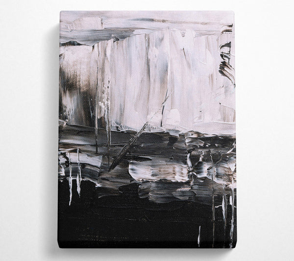  A Canvas Print of White Night Abstract Canvas Wall Art