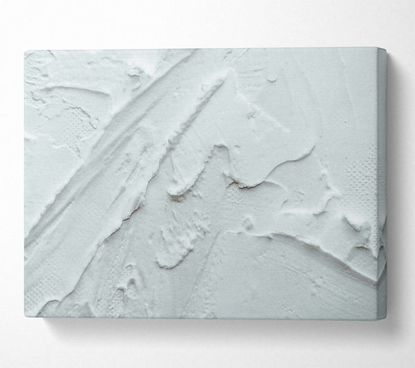  A Canvas Print of Silver Swirling Strokes Canvas Art