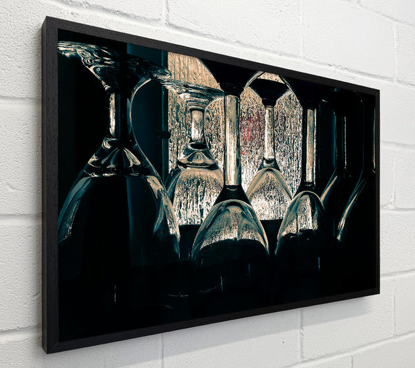 The Black Wine Glass Still Life