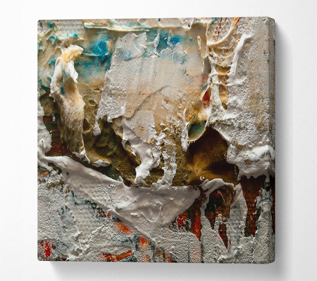  A Canvas Print of White Abstract Landscape Canvas Art