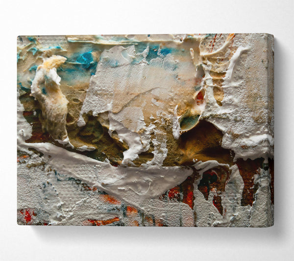  A Canvas Print of White Abstract Landscape Canvas Art