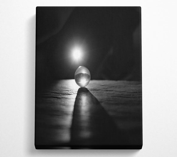 A Canvas Print of White Light Reflection Canvas Wall Art