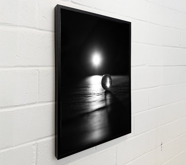 White Orb In Darkness