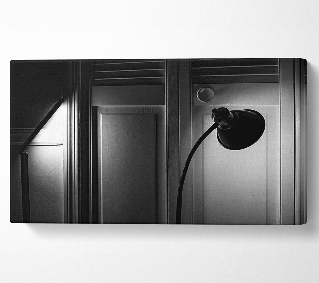  A Canvas Print of Black Light In The Doorway Canvas Print