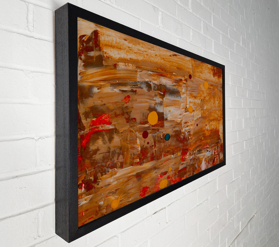  A Canvas Print of Golden Brushstrokes Dreamscape Canvas Print