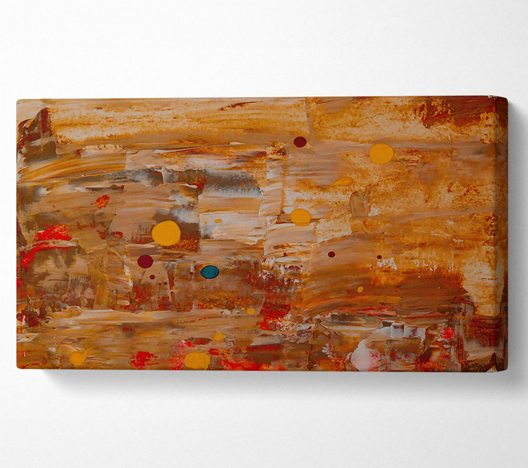  A Canvas Print of Golden Brushstrokes Dreamscape Canvas Print