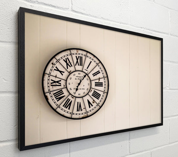 Off-White Clock Face