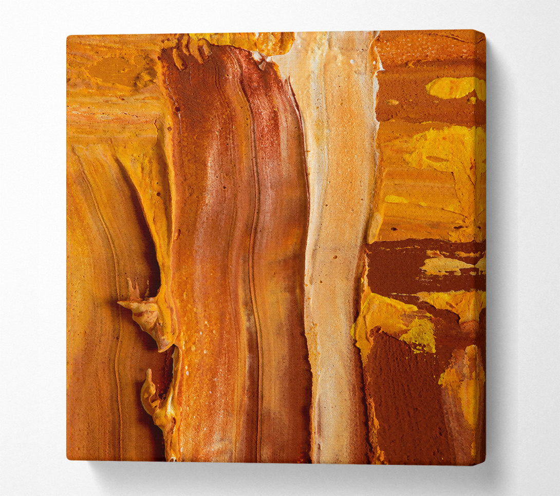  A Canvas Print of Golden Hues Of Rust Canvas Art