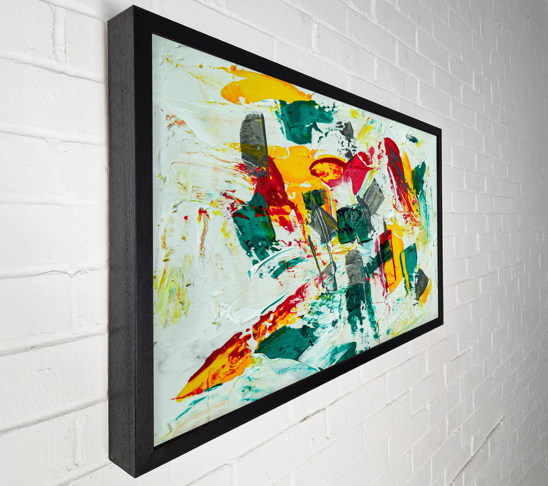  A Canvas Print of Emerald Abstract Flow Canvas Print