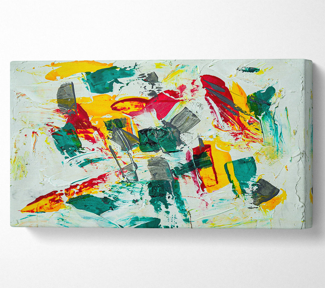  A Canvas Print of Emerald Abstract Flow Canvas Print