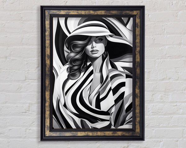 Stylish Walnut And Walnut Fashion Framed Print