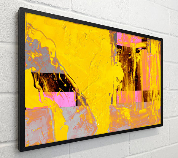 Golden Hues And Pink Strokes