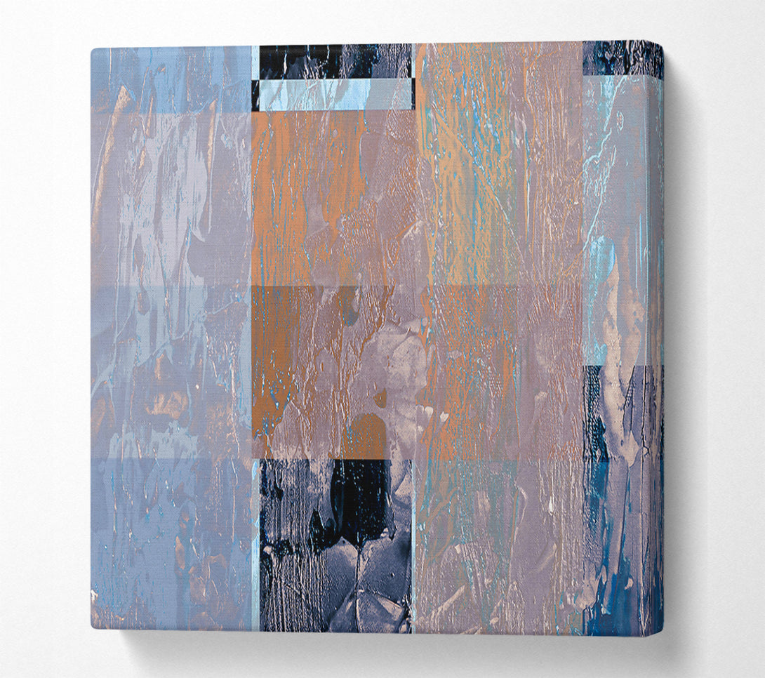  A Canvas Print of The Blue Hues Of Rust Canvas Art