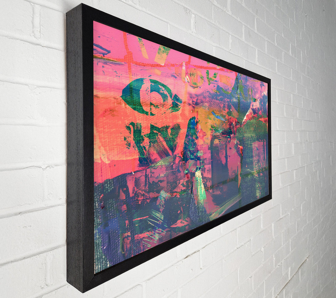  A Canvas Print of Crimson Canvas Chaos Canvas Wall Art