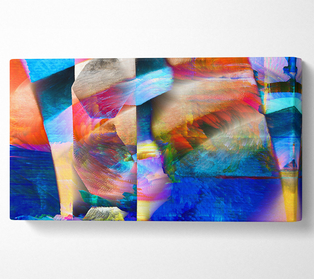  A Canvas Print of Azure Digital Dream Canvas Wall Art