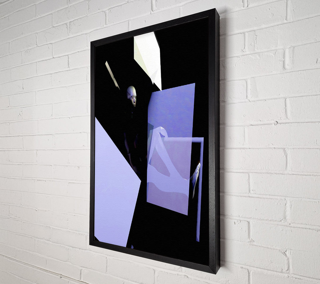  A Canvas Print of Lavender Light Shards Canvas Print