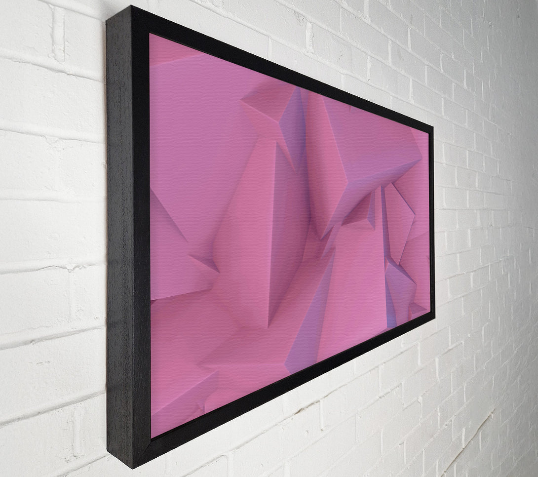  A Canvas Print of Rose-Tinted Geometry Canvas Wall Art