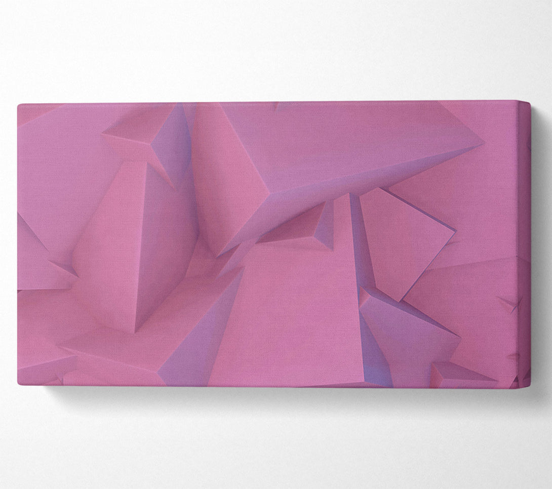  A Canvas Print of Rose-Tinted Geometry Canvas Wall Art